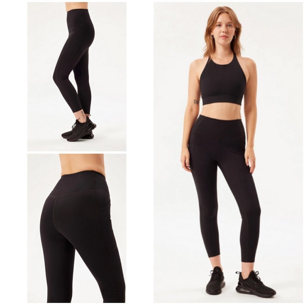 💕GIRLFRIEND COLLECTIVE💕 Compressive Pocket Leggings ~ Black XL NWOT